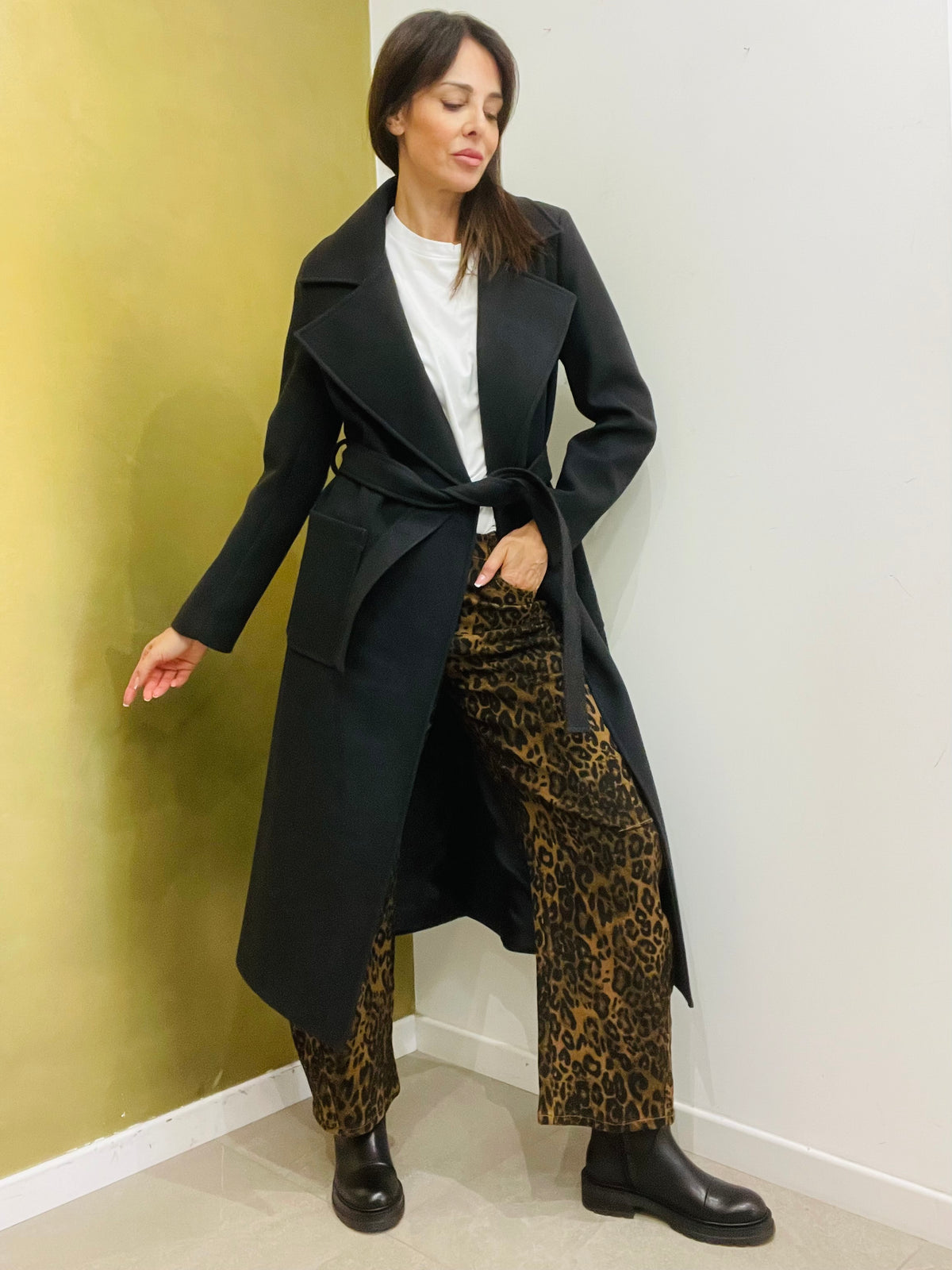 CAPPOTTO LUNGO CON CINTURA