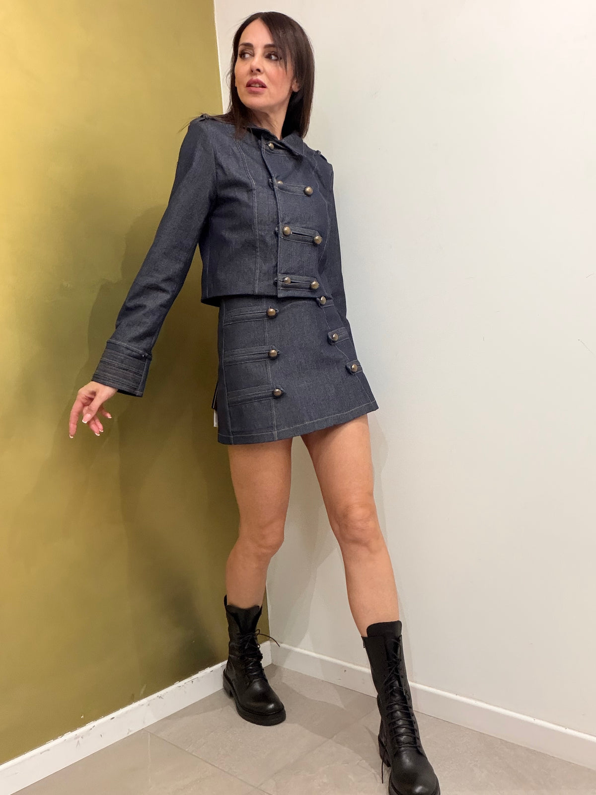 MINI SHORTS DENIM LUMINA