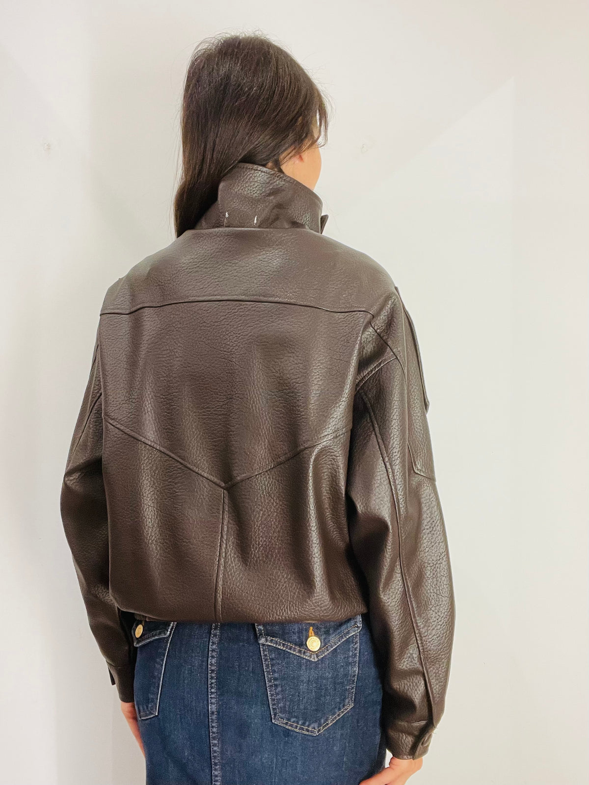 BOMBER ECO PELLE