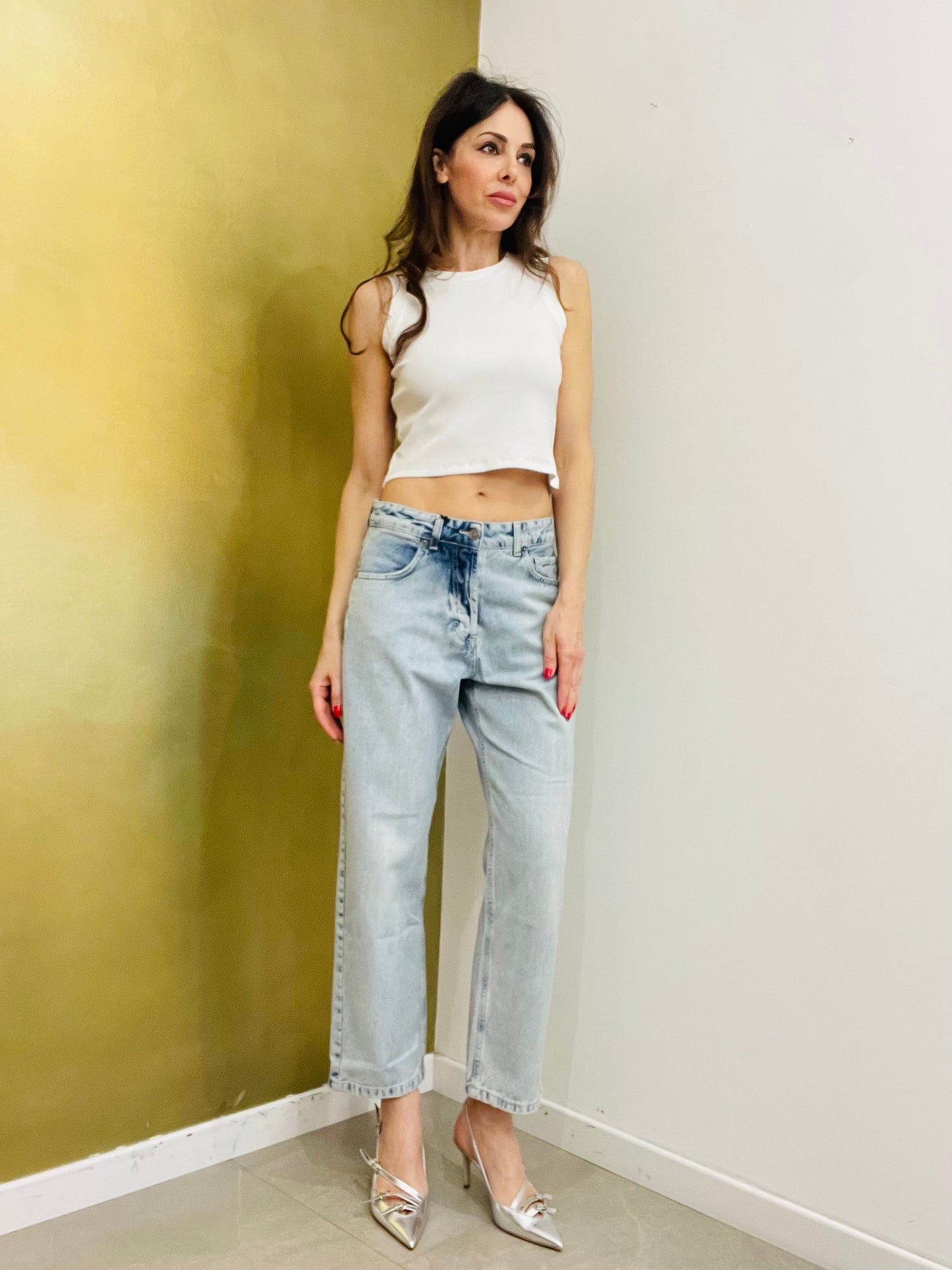 JEANS RELAX FIT TENSIONE IN