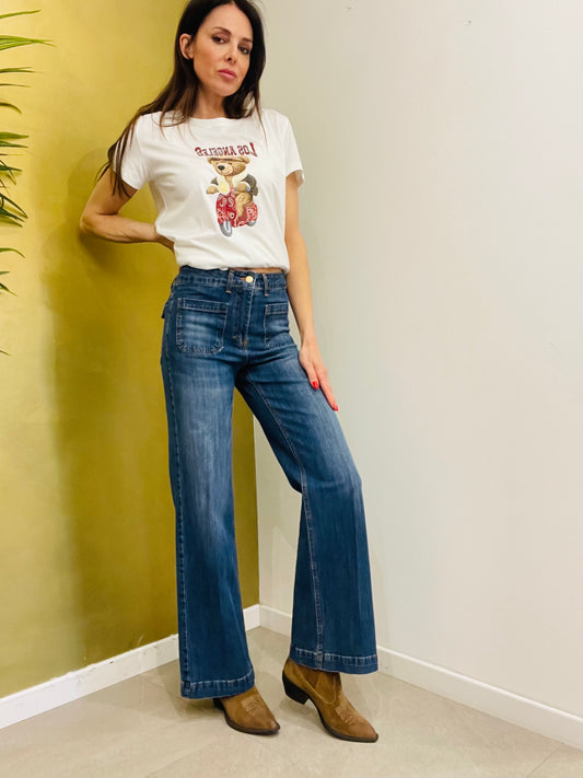 JEANS PALAZZO GENNY