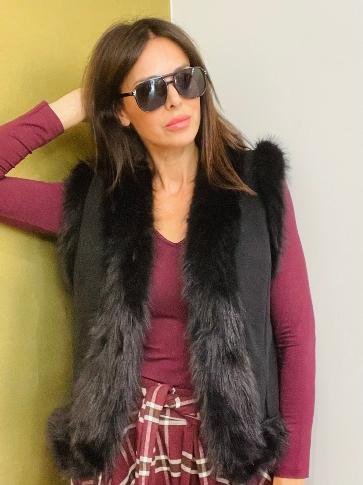 GILET ECO PELLICCIA