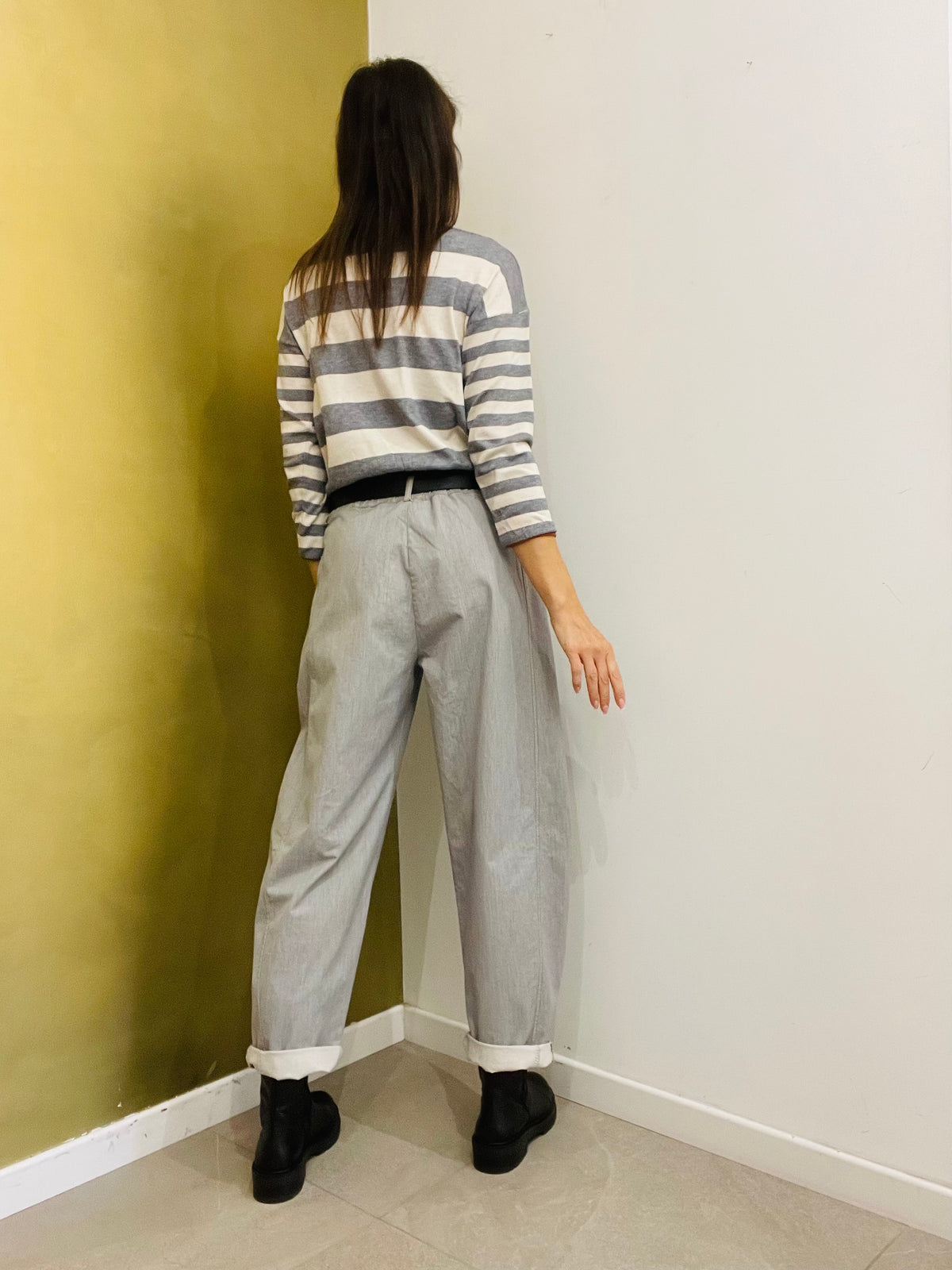 PANTALONE OVETTO GRIGIO
