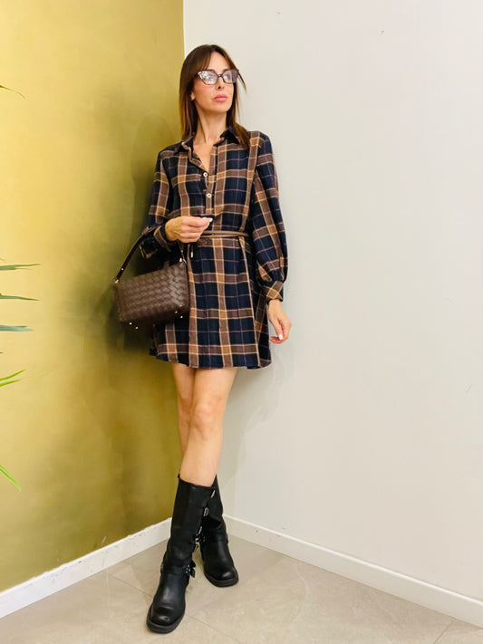 ABITO CAMICIA QUADRI
