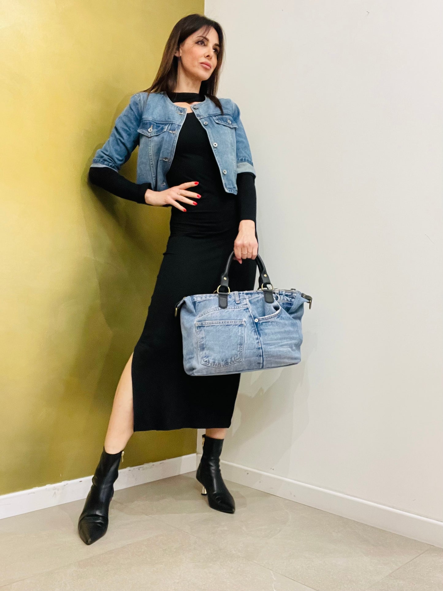 GIACCA JEANS CROP