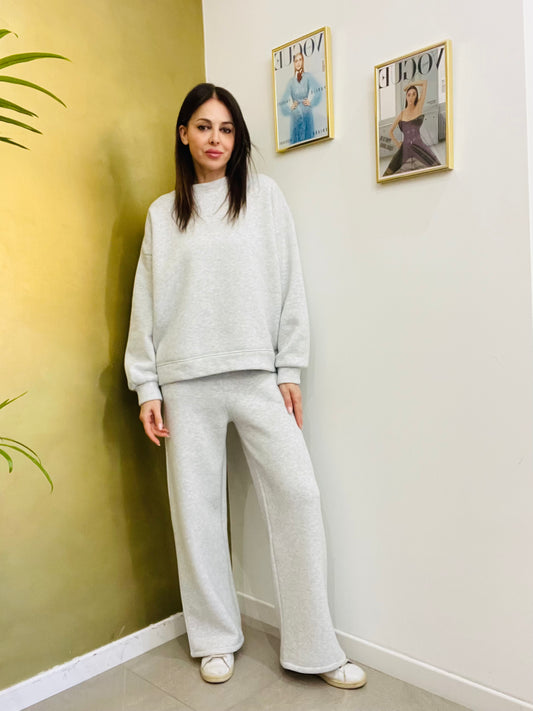 TUTA OVER IN COTONE FELPATO