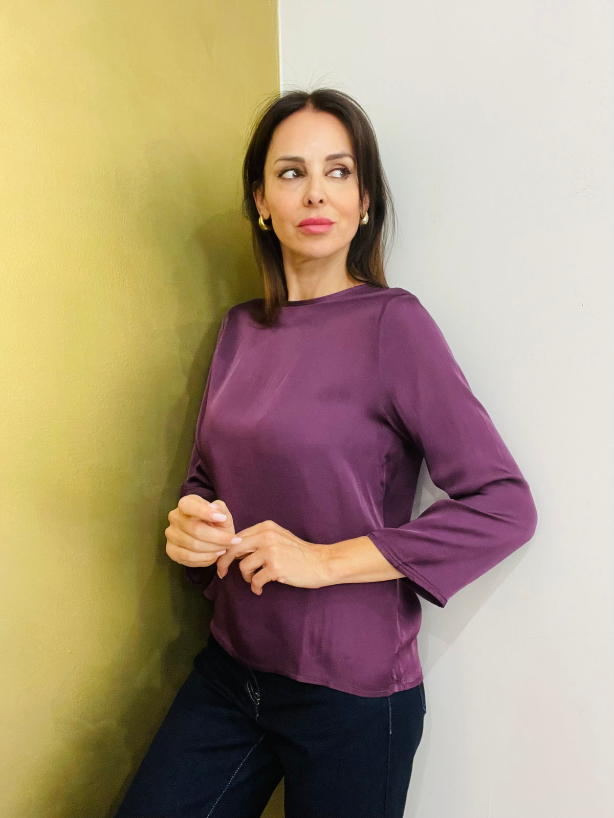 BLUSA SATIN