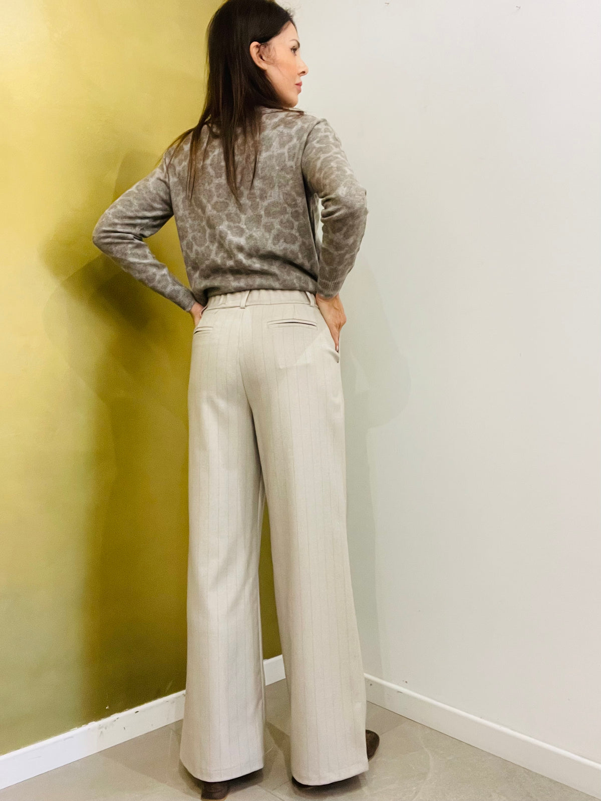 PANTALONE CLASSICO GESSATO