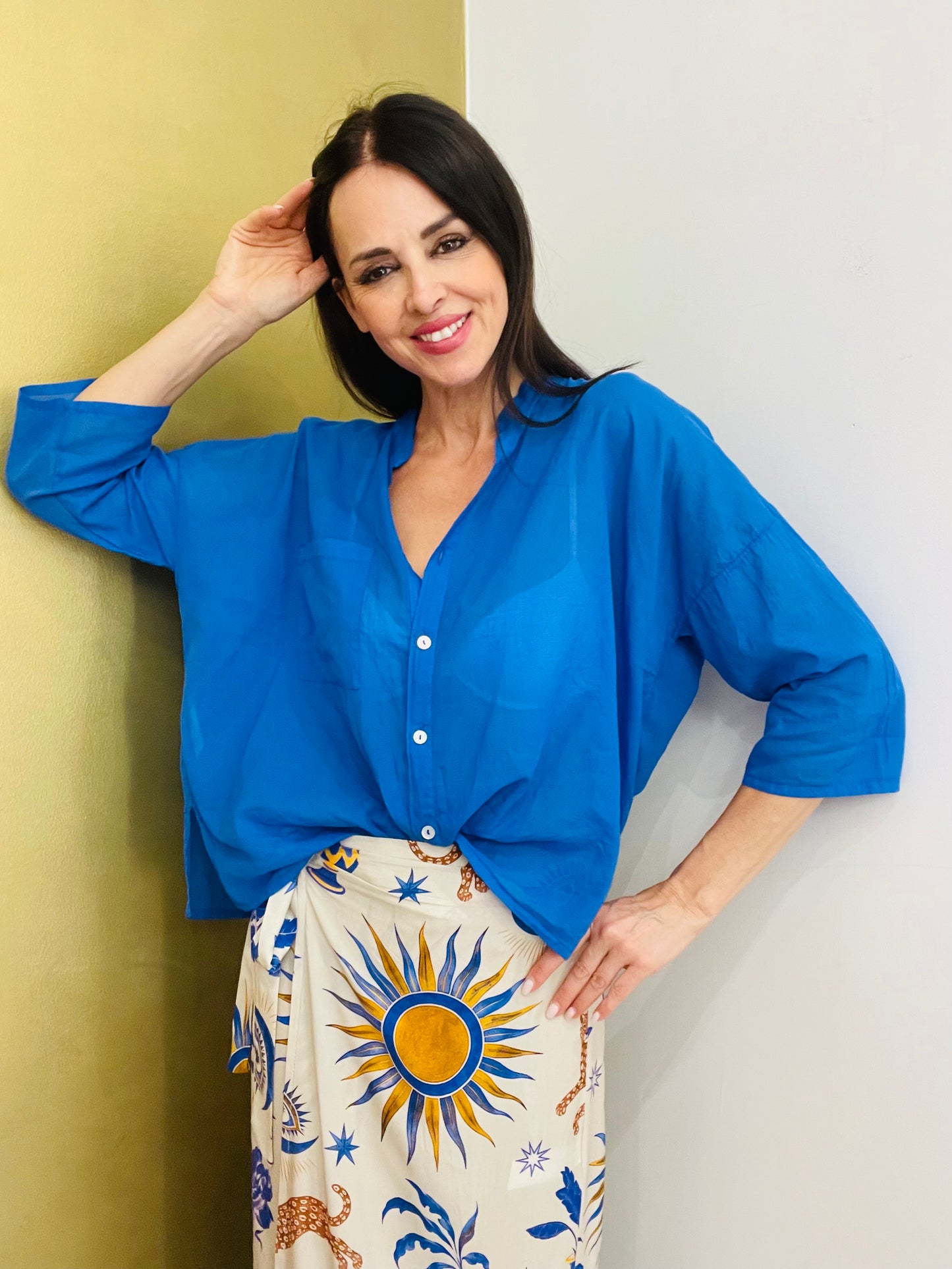 CAMICIA  MUSSOLA TASCHINO MOTEL