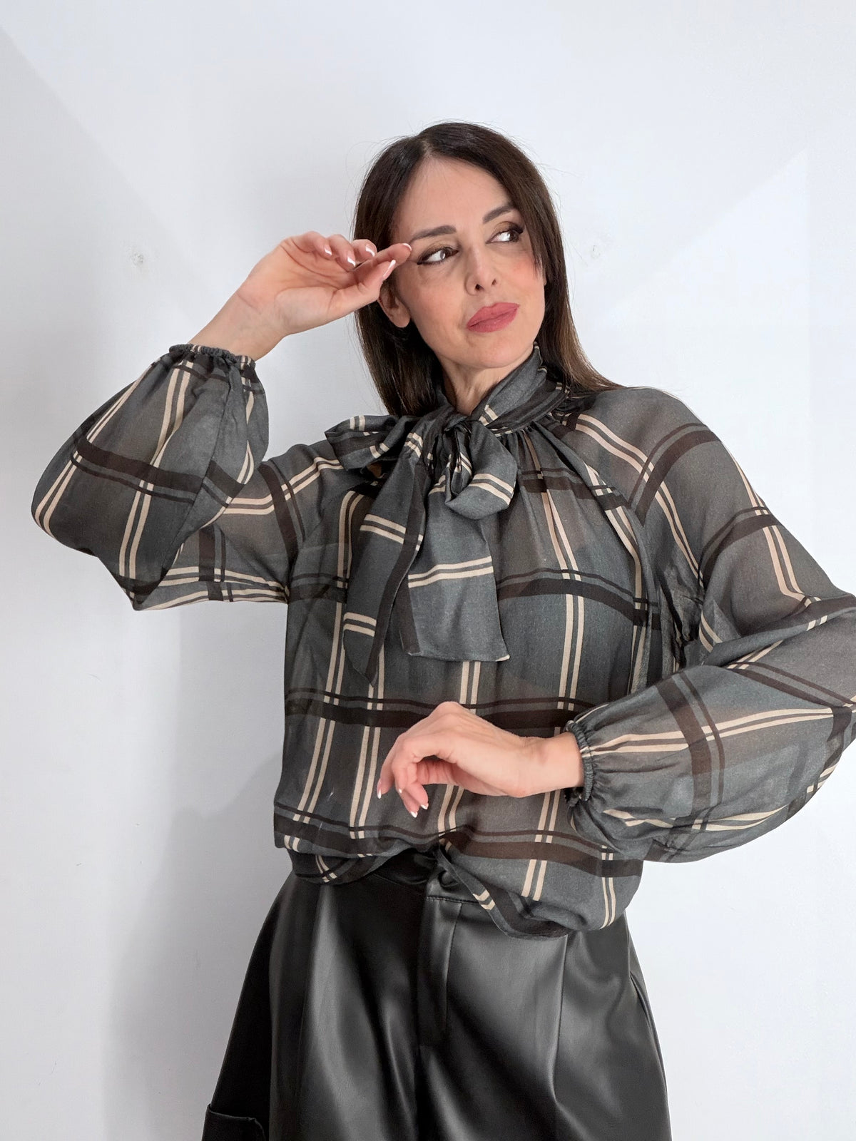 BLUSA FANTASIA CHECK