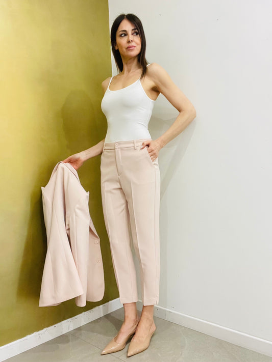 PANTALONE SIGARETTA ROSA