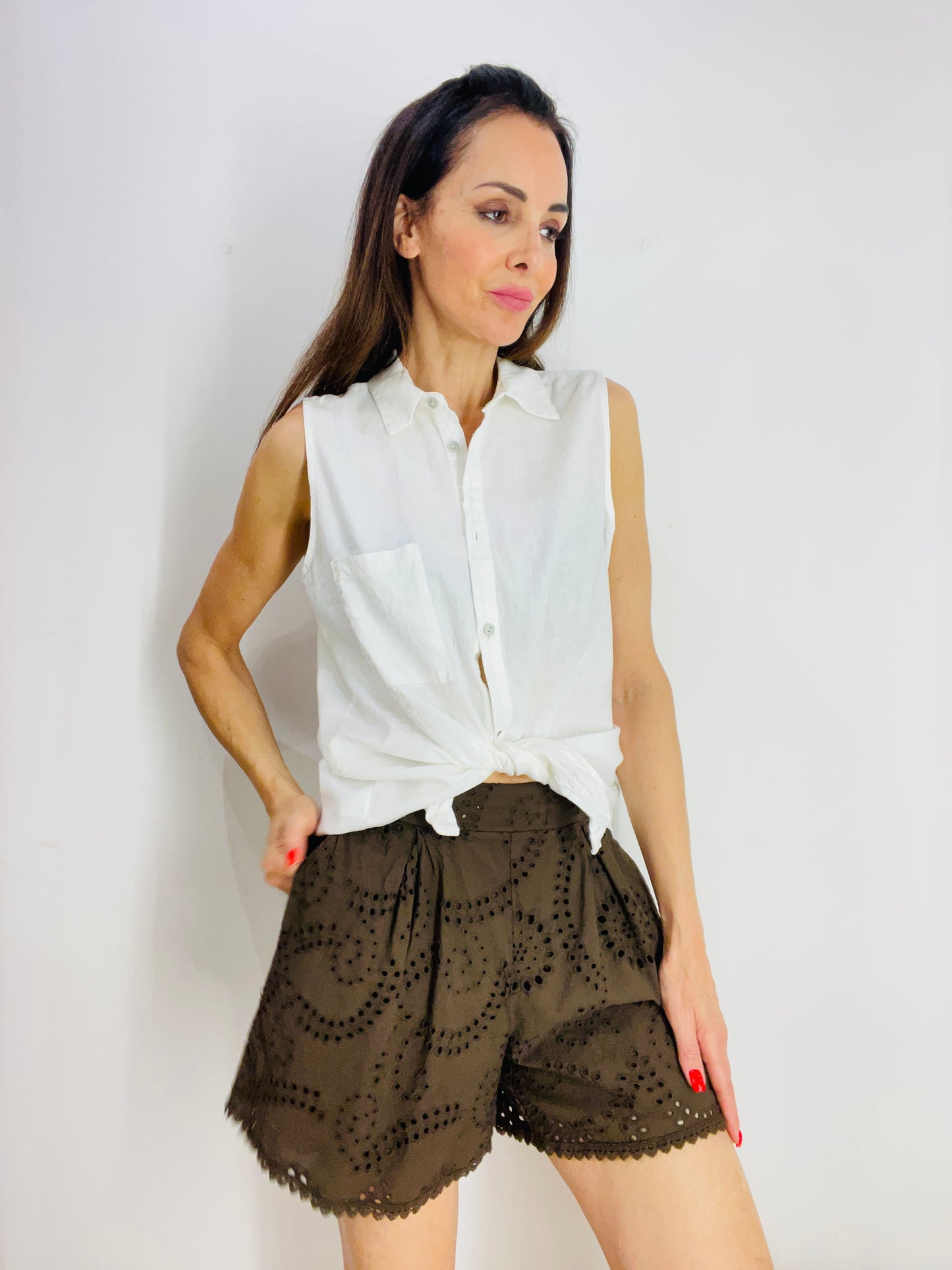 CAMICIA SMANICATA