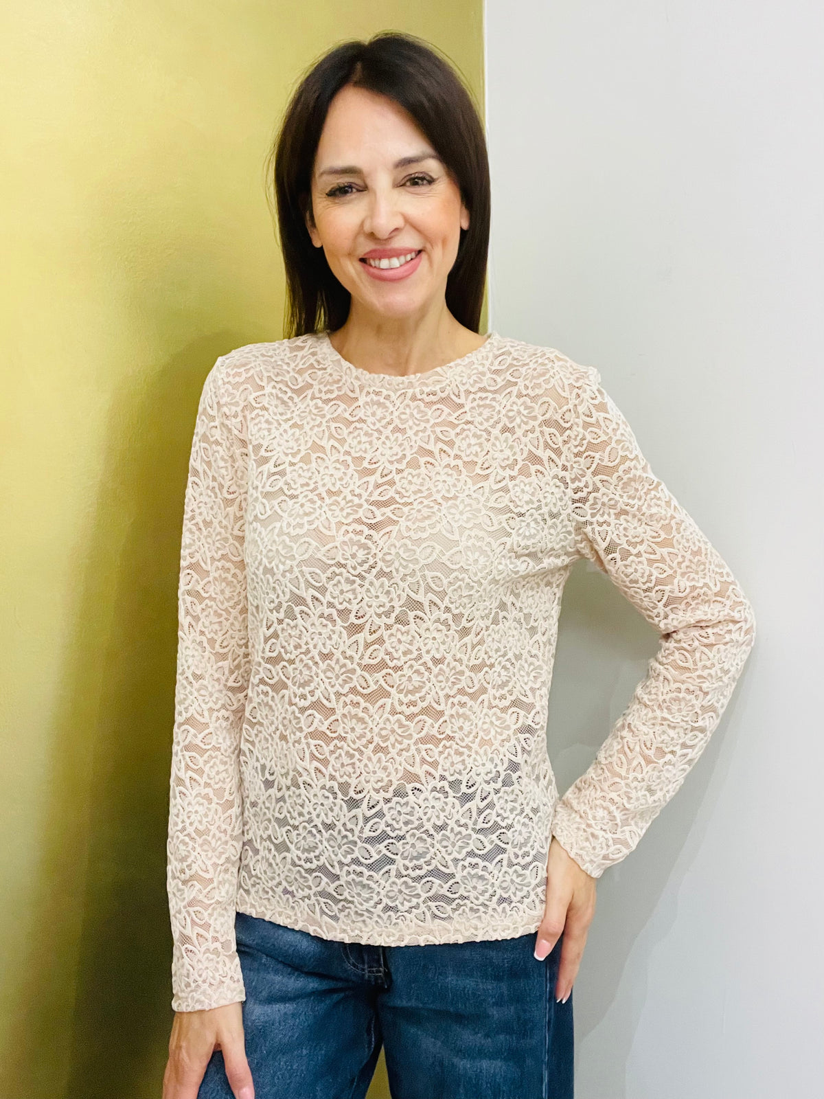 MAGLIA GIROCOLLO PIZZO E CINIGLIA
