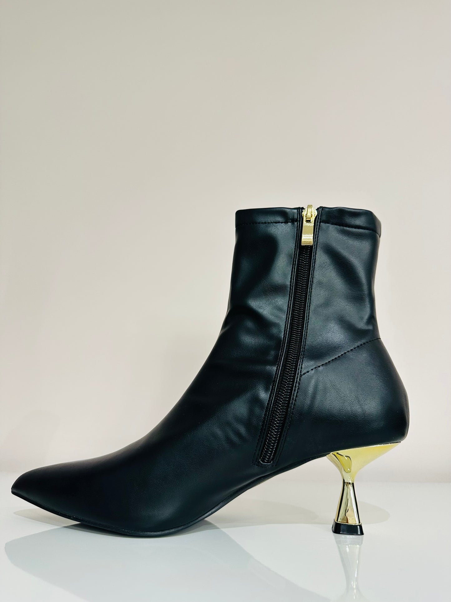 STIVALETTO TACCO ORO