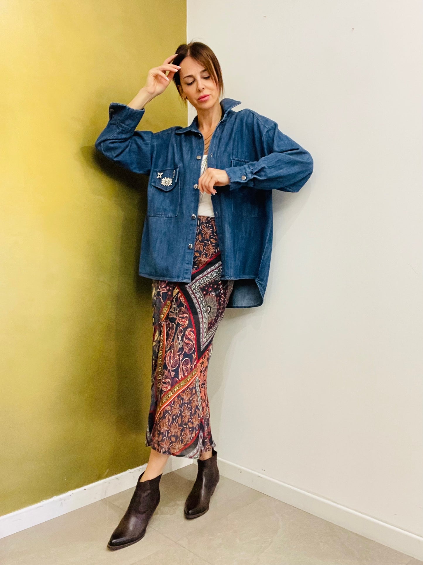 CAMICIA JEANS OVER