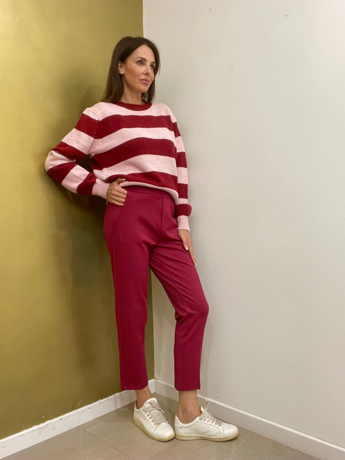 PANTALONE SIGARETTA IN PUNTO MILANO