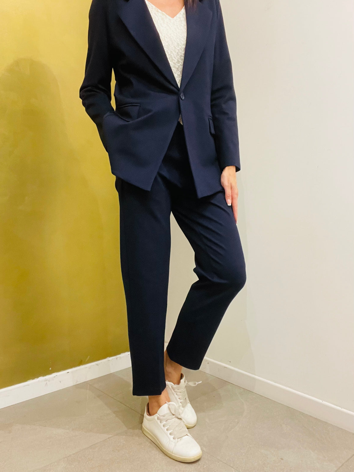 PANTALONE SIGARETTA IN PUNTO MILANO