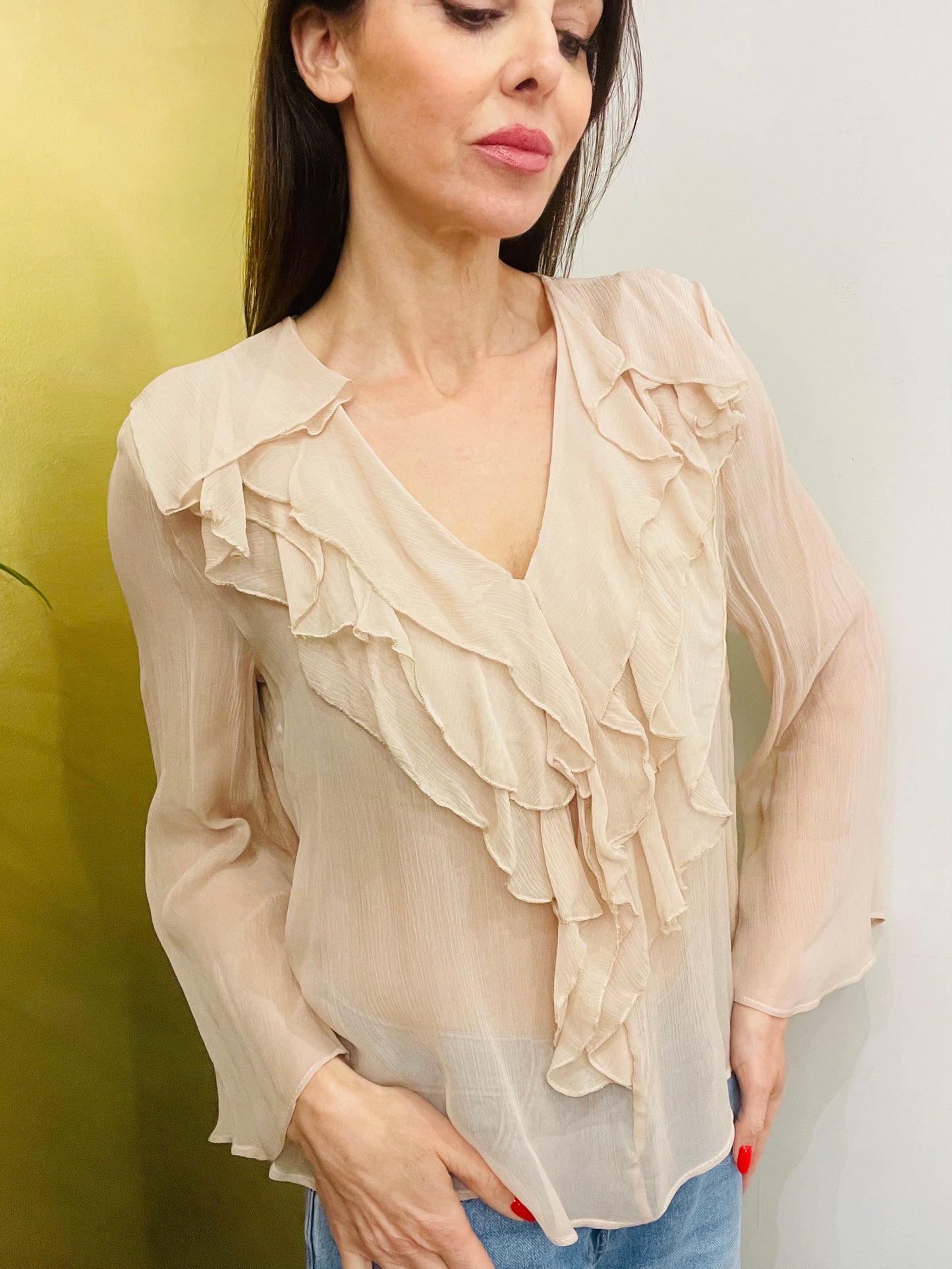 BLUSA ROUCHES