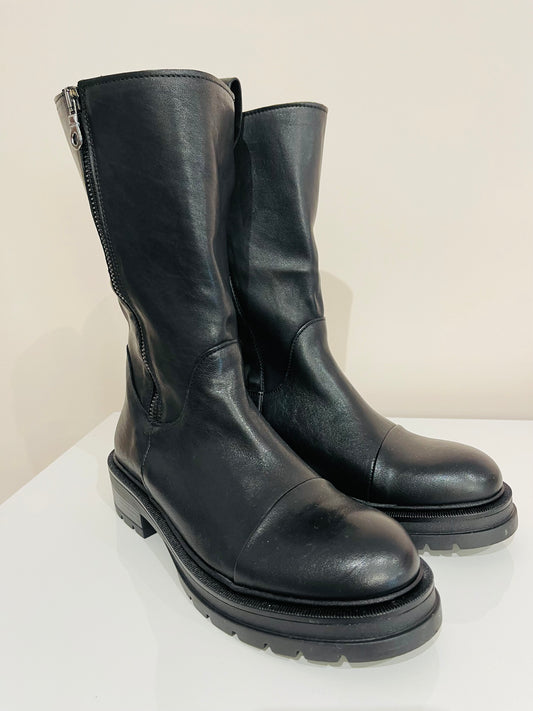 STIVALE COMBAT PELLE