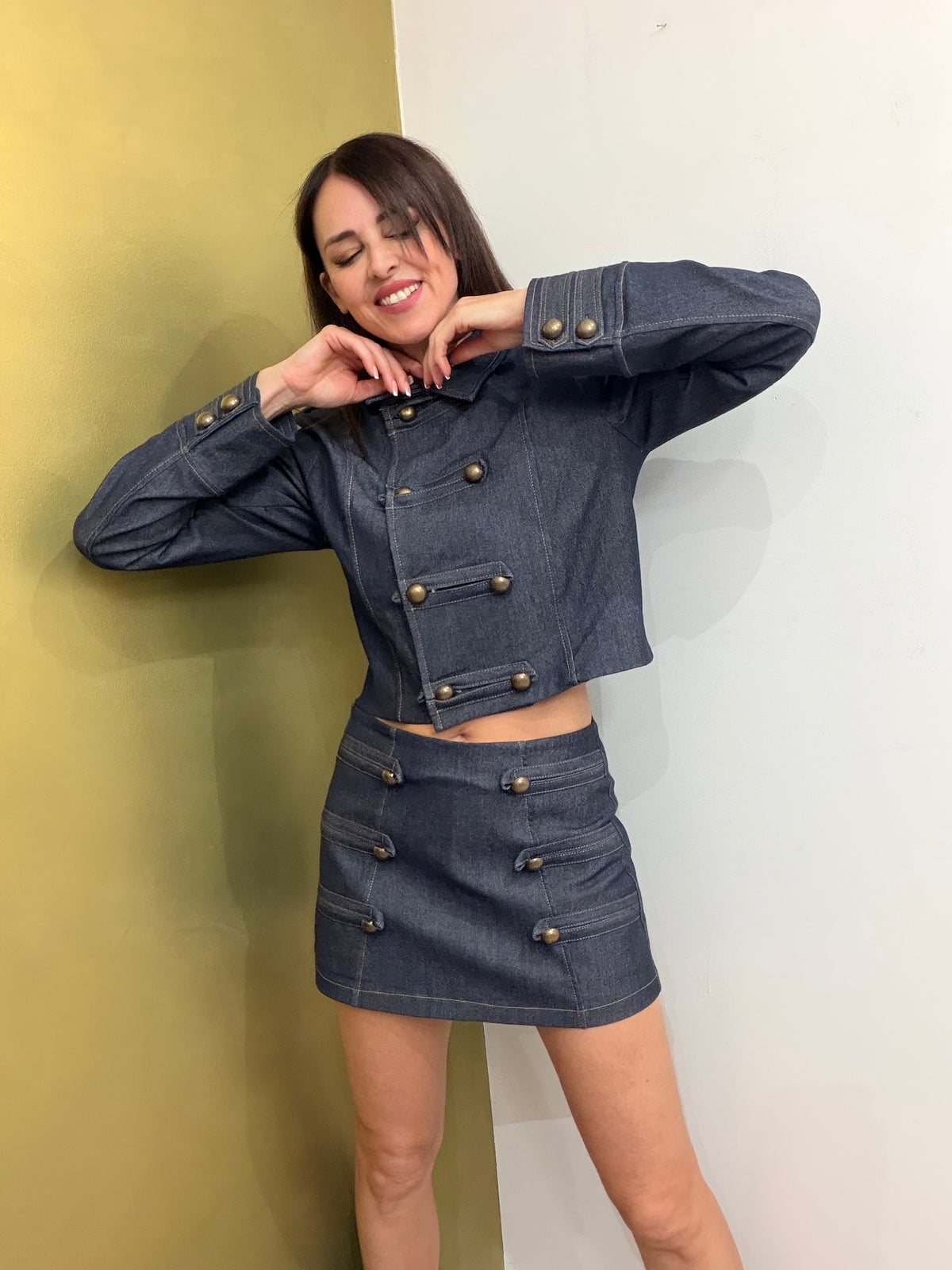 MINI SHORTS DENIM LUMINA