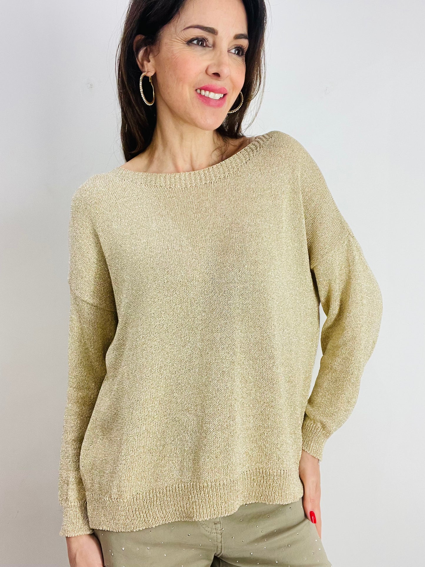 MAGLIA BARCHETTA LUREX