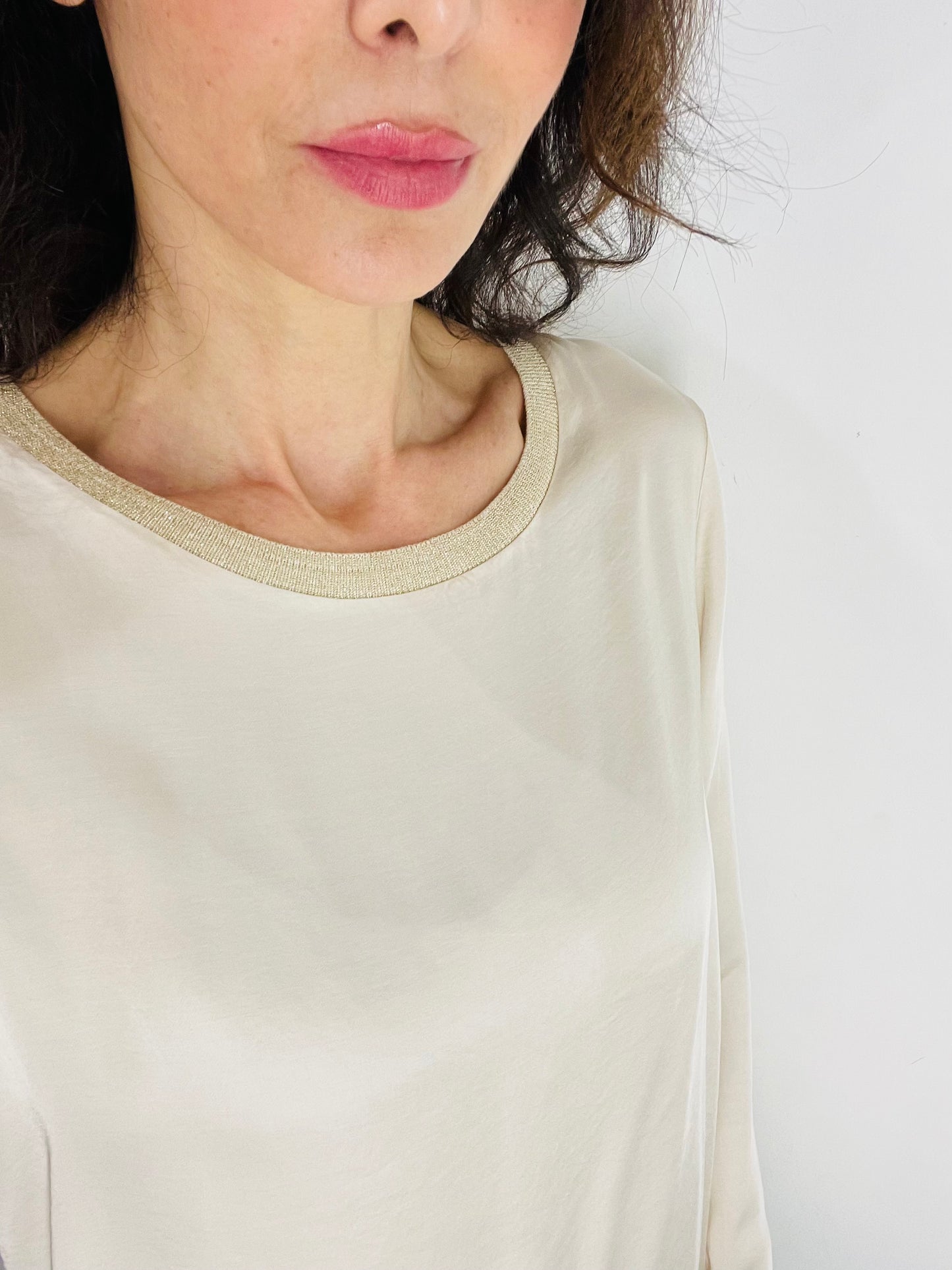 BLUSA SCOLLO LUREX