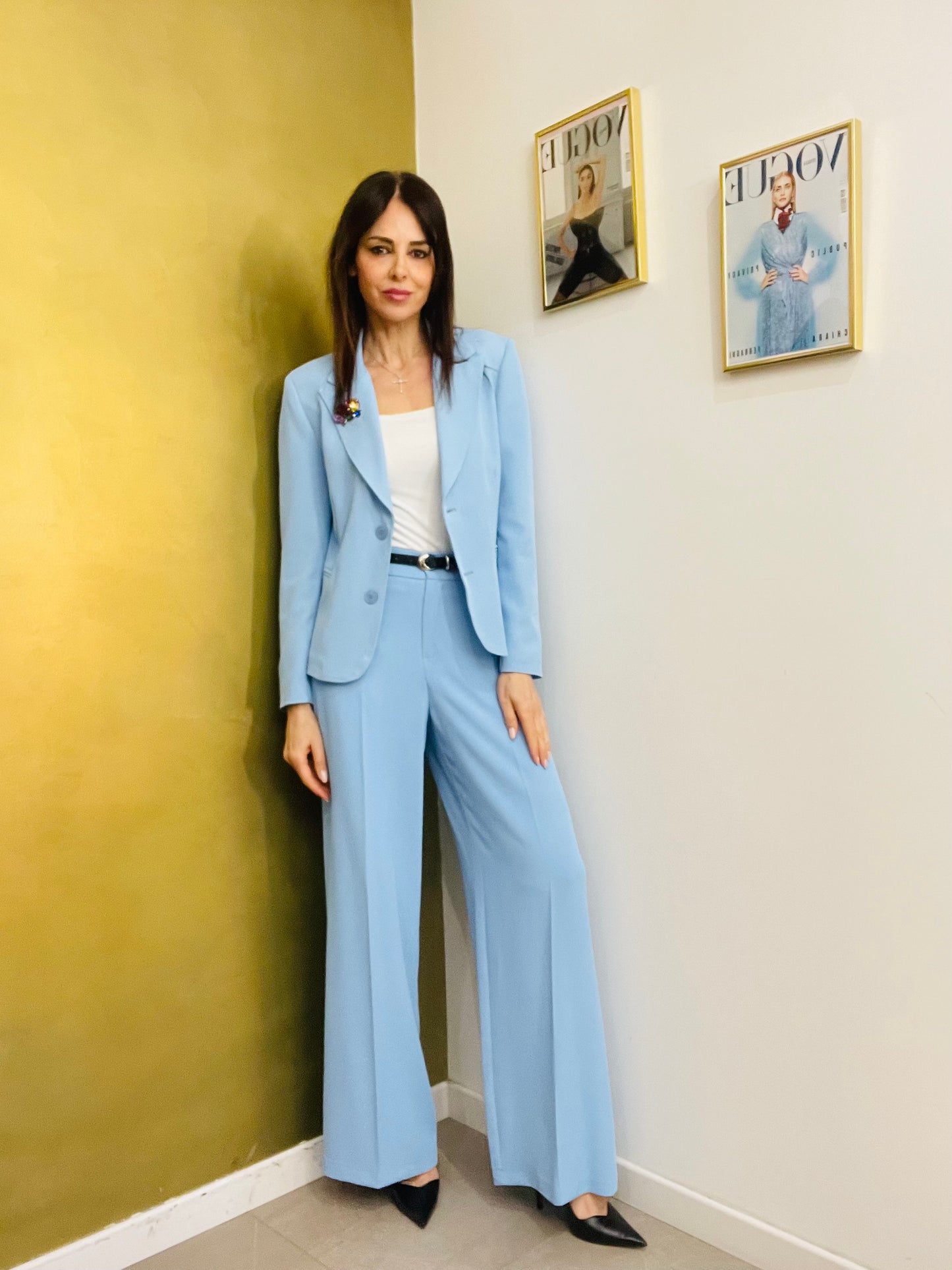 GIACCA AZZURRO POLVERE