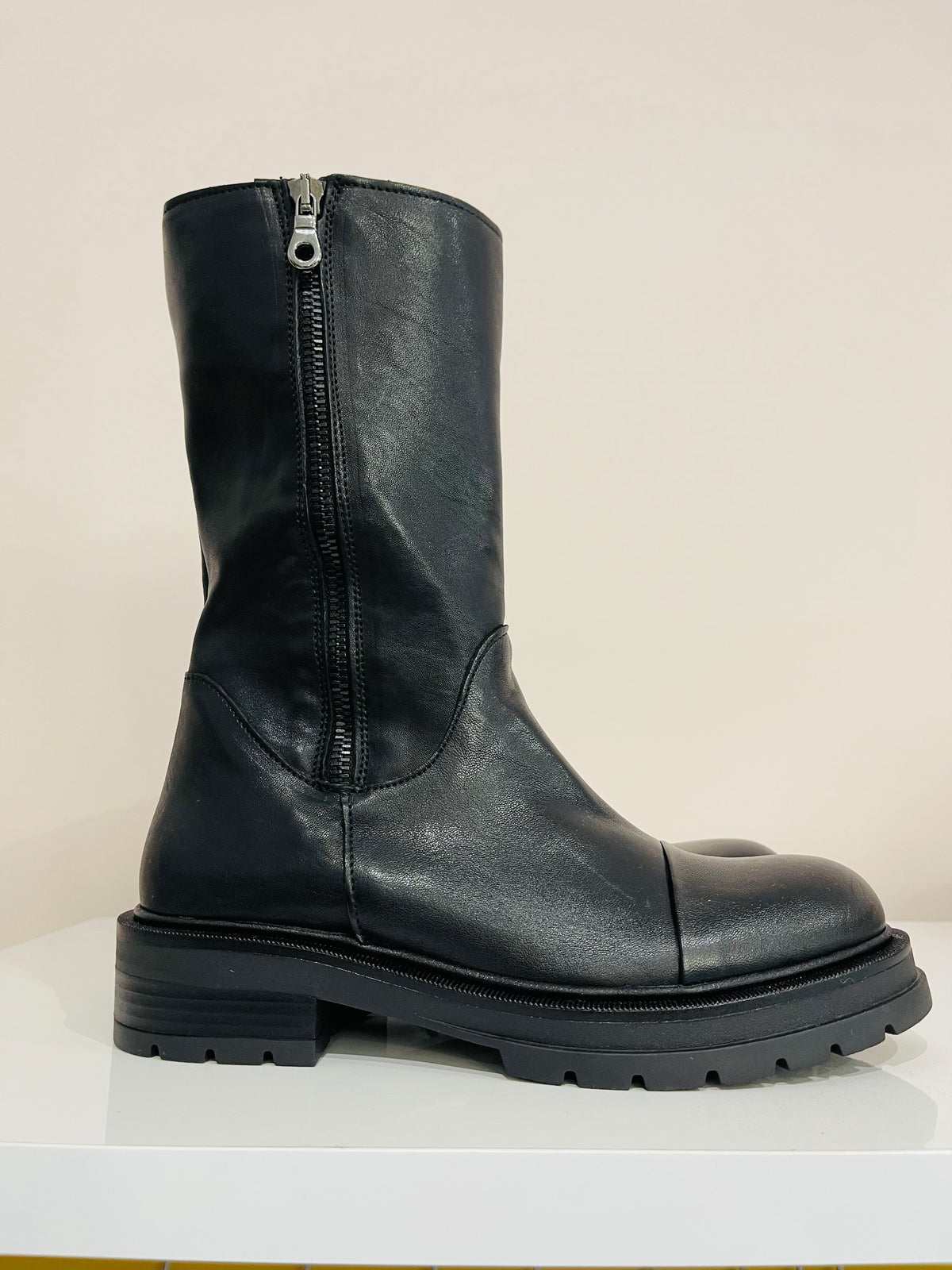 STIVALE COMBAT PELLE