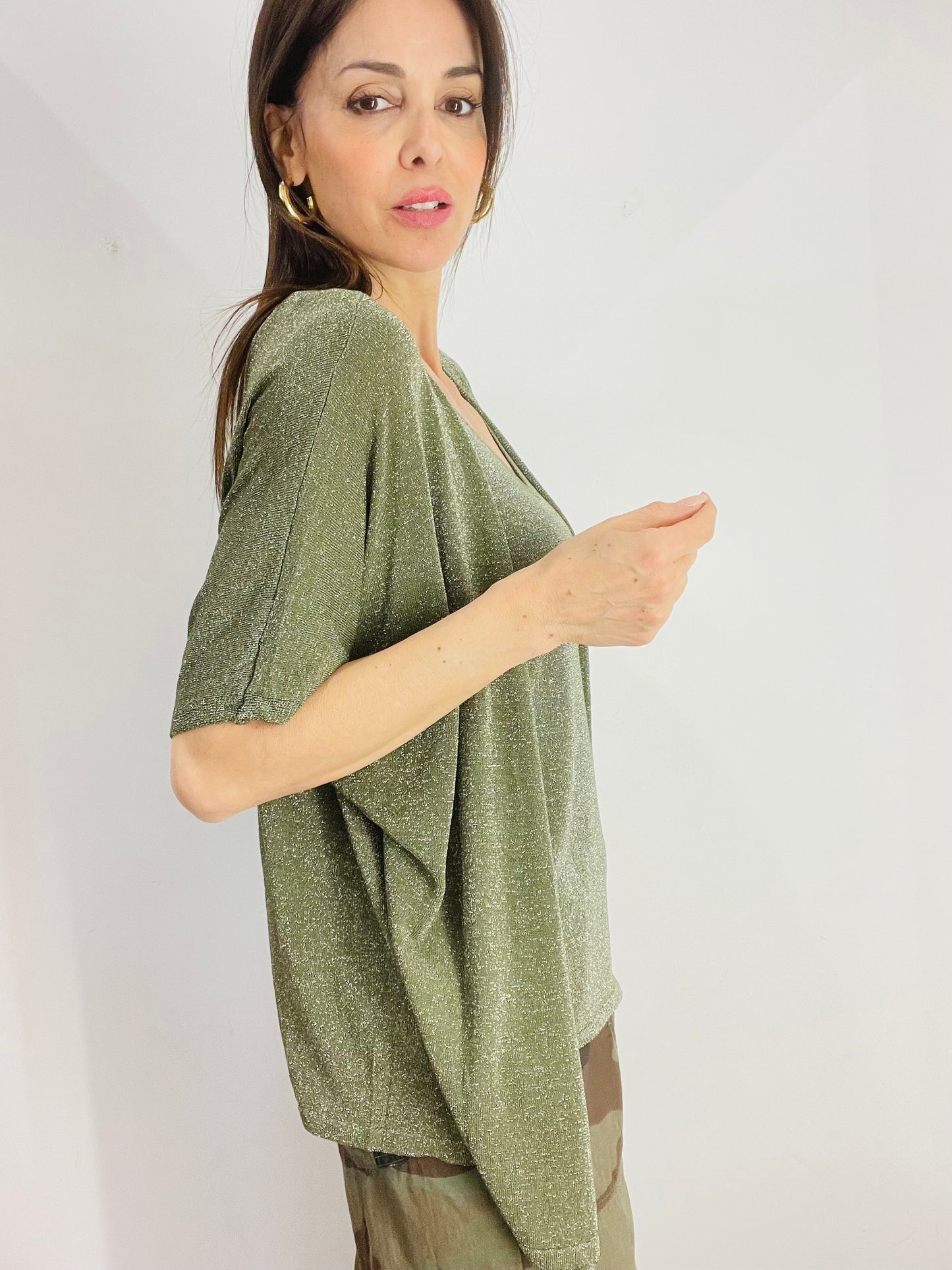 CARDIGAN LUREX