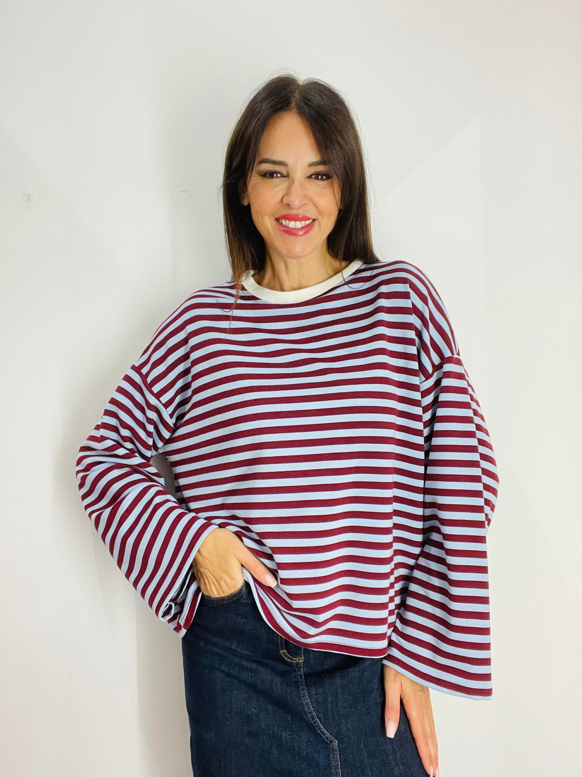 MAGLIA OVER RIGHE