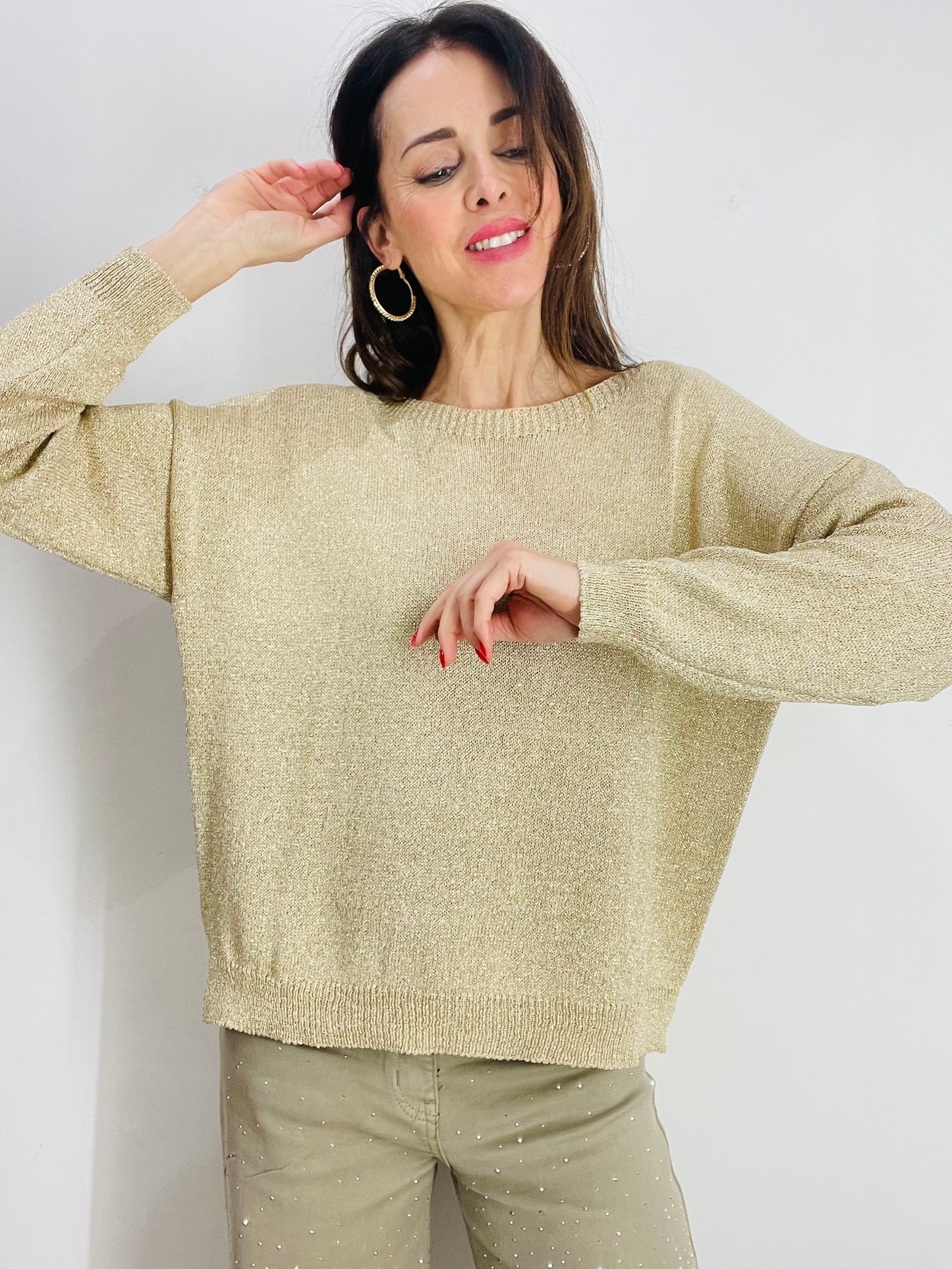 MAGLIA BARCHETTA LUREX
