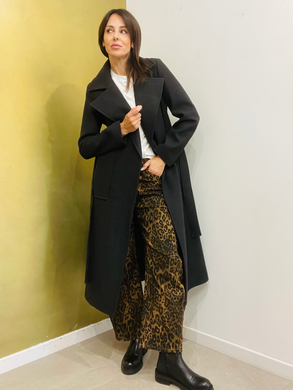CAPPOTTO LUNGO CON CINTURA