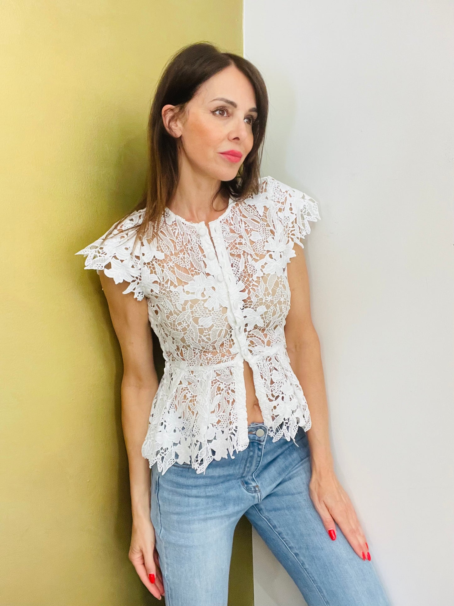 CAMICIA MACRAME