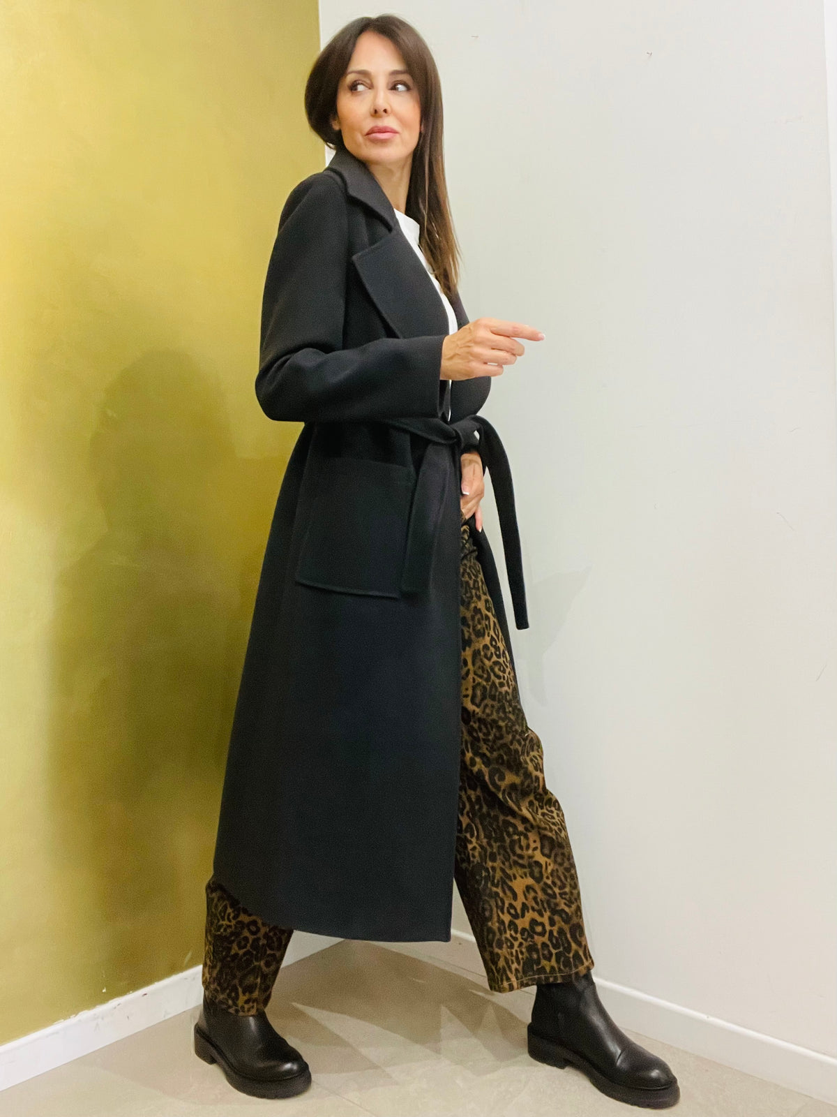CAPPOTTO LUNGO CON CINTURA