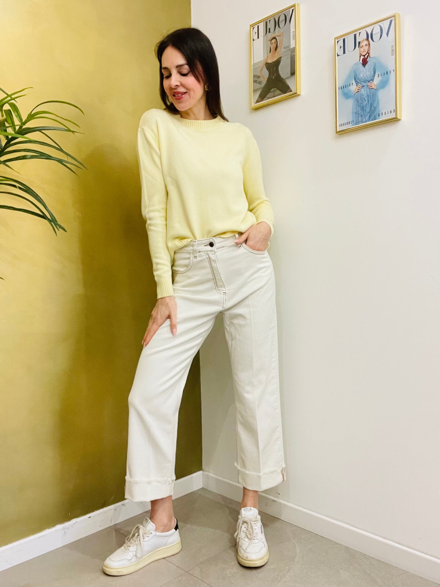 JEANS DRITTO IMPUNTURATO
