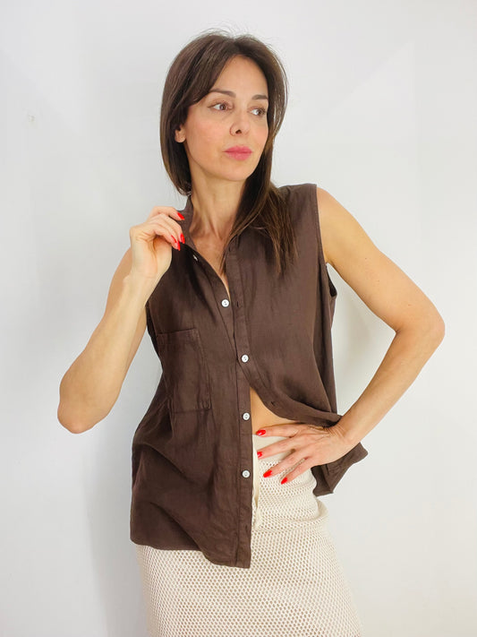 CAMICIA SMANICATA