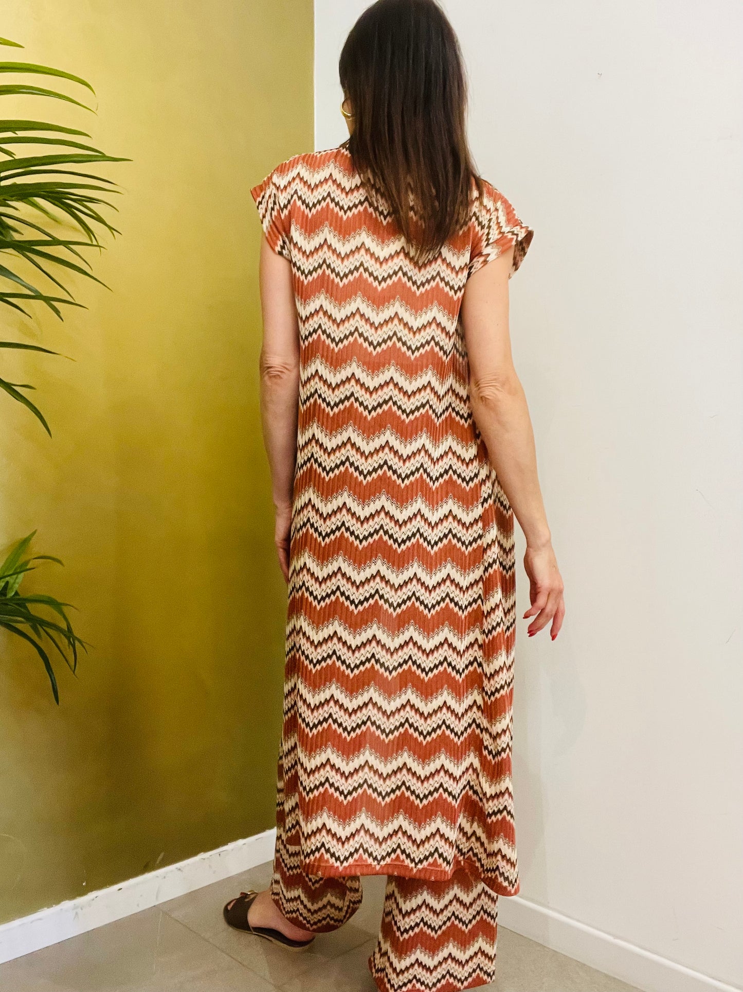 GILET LUNGO CHEVRON