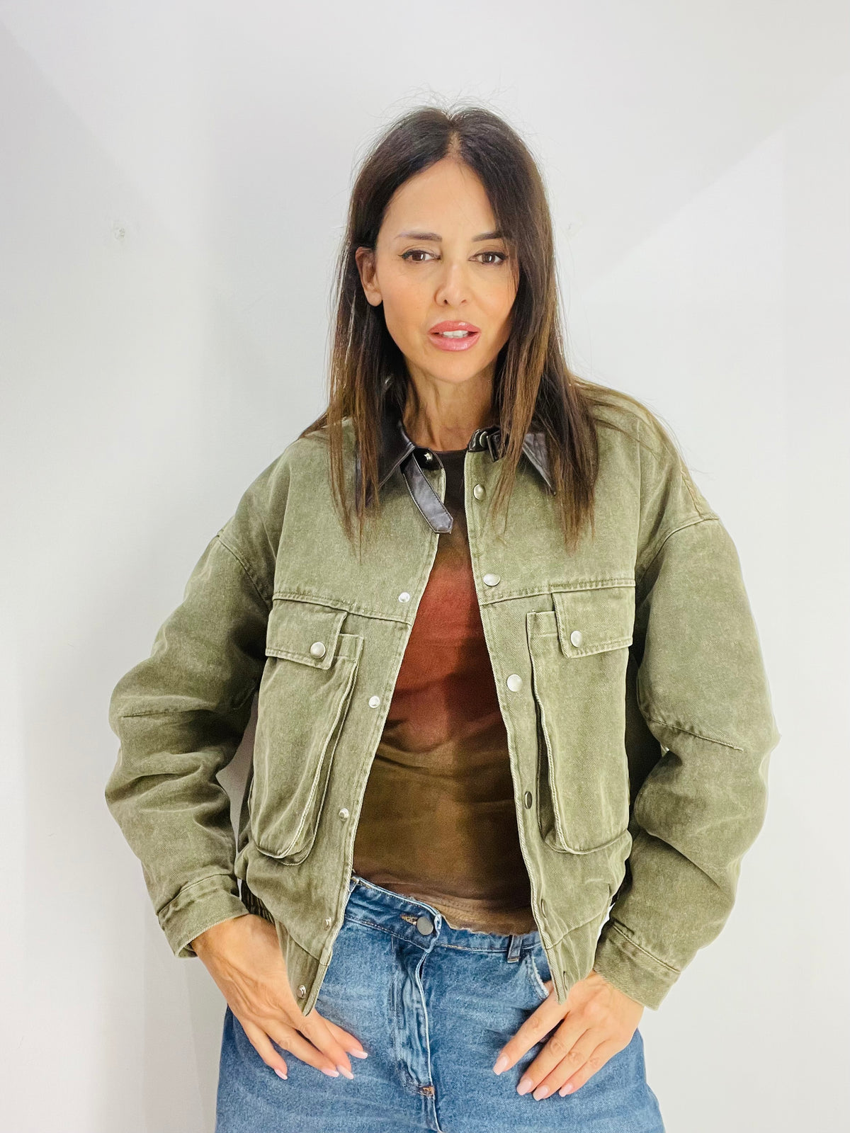 BOMBER IN DENIM
