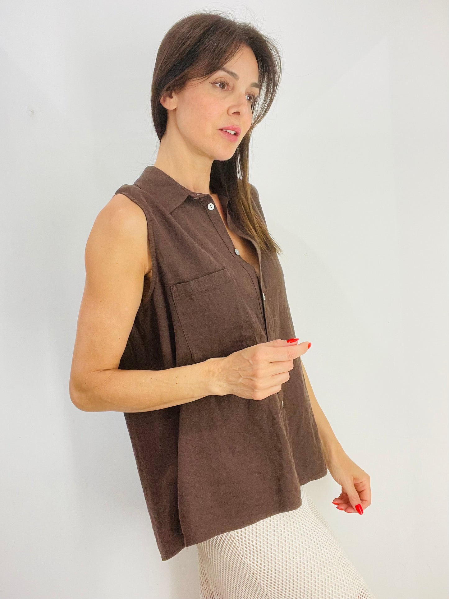 CAMICIA SMANICATA
