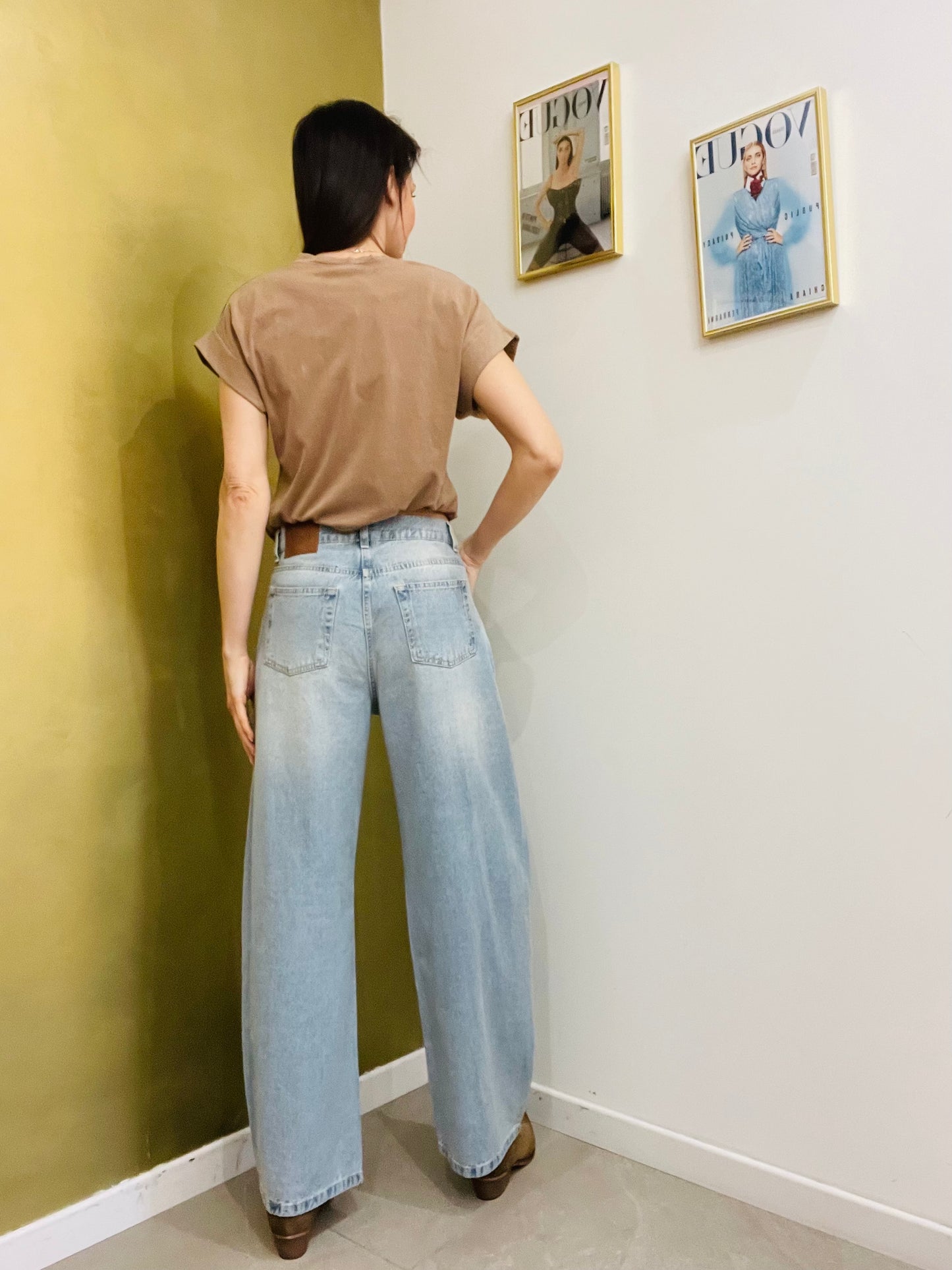 JEANS CHIUSURA DIAGONALE