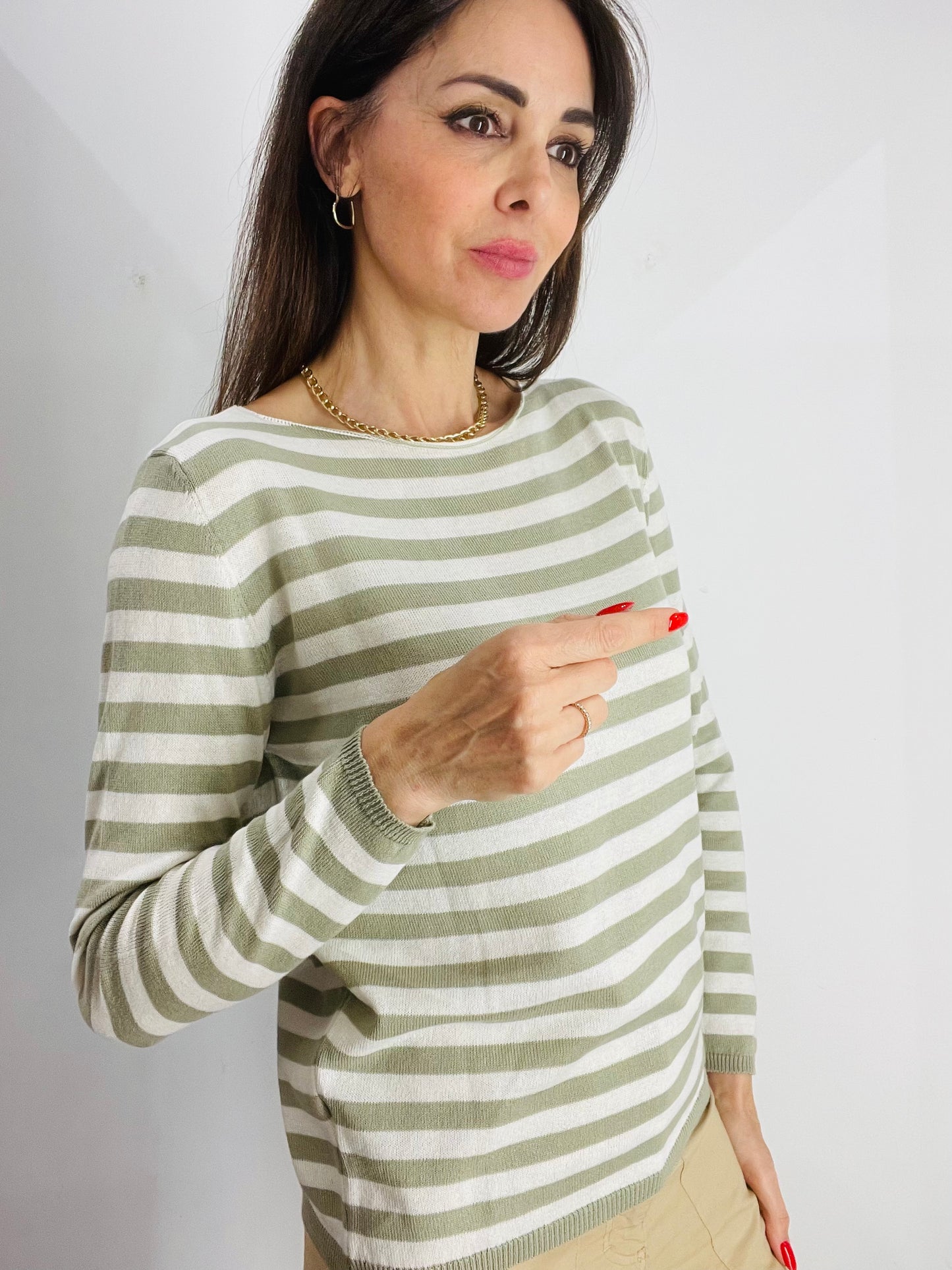 MAGLIA BARCHETTA RIGHE