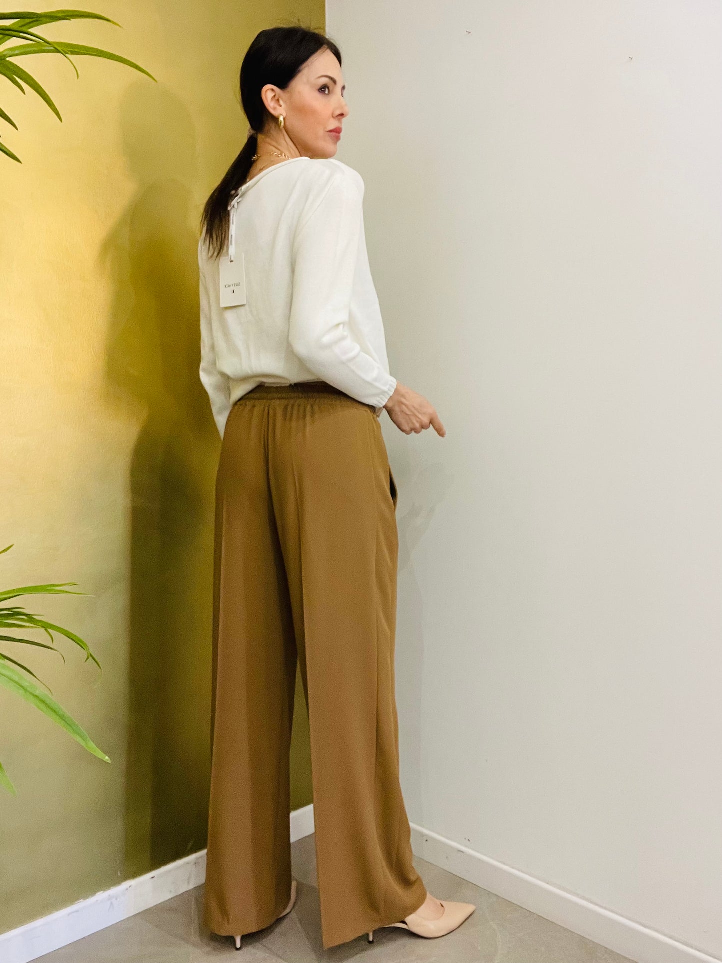 PANTALONE  FLUIDO CON COULISSE