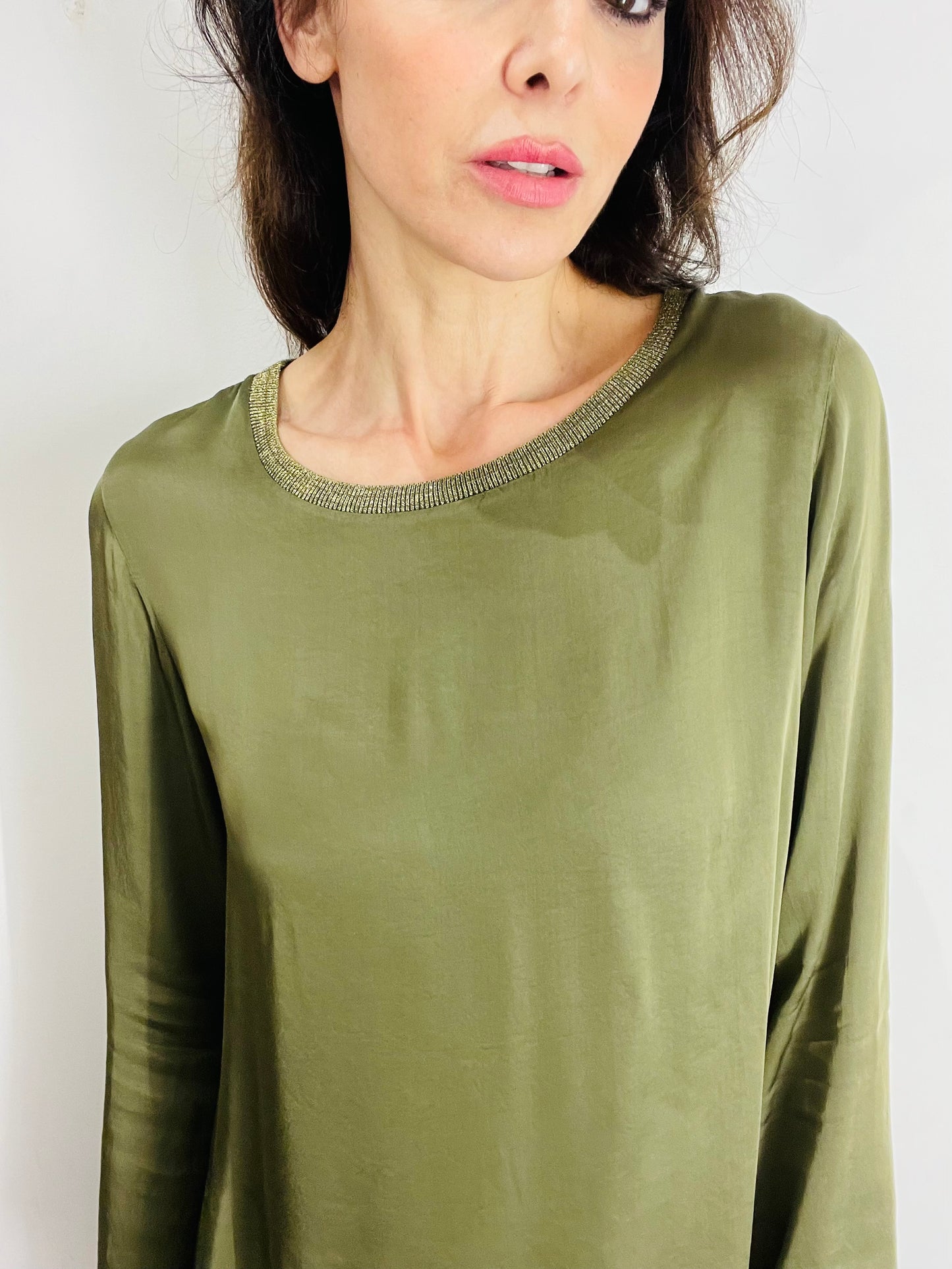 BLUSA SCOLLO LUREX