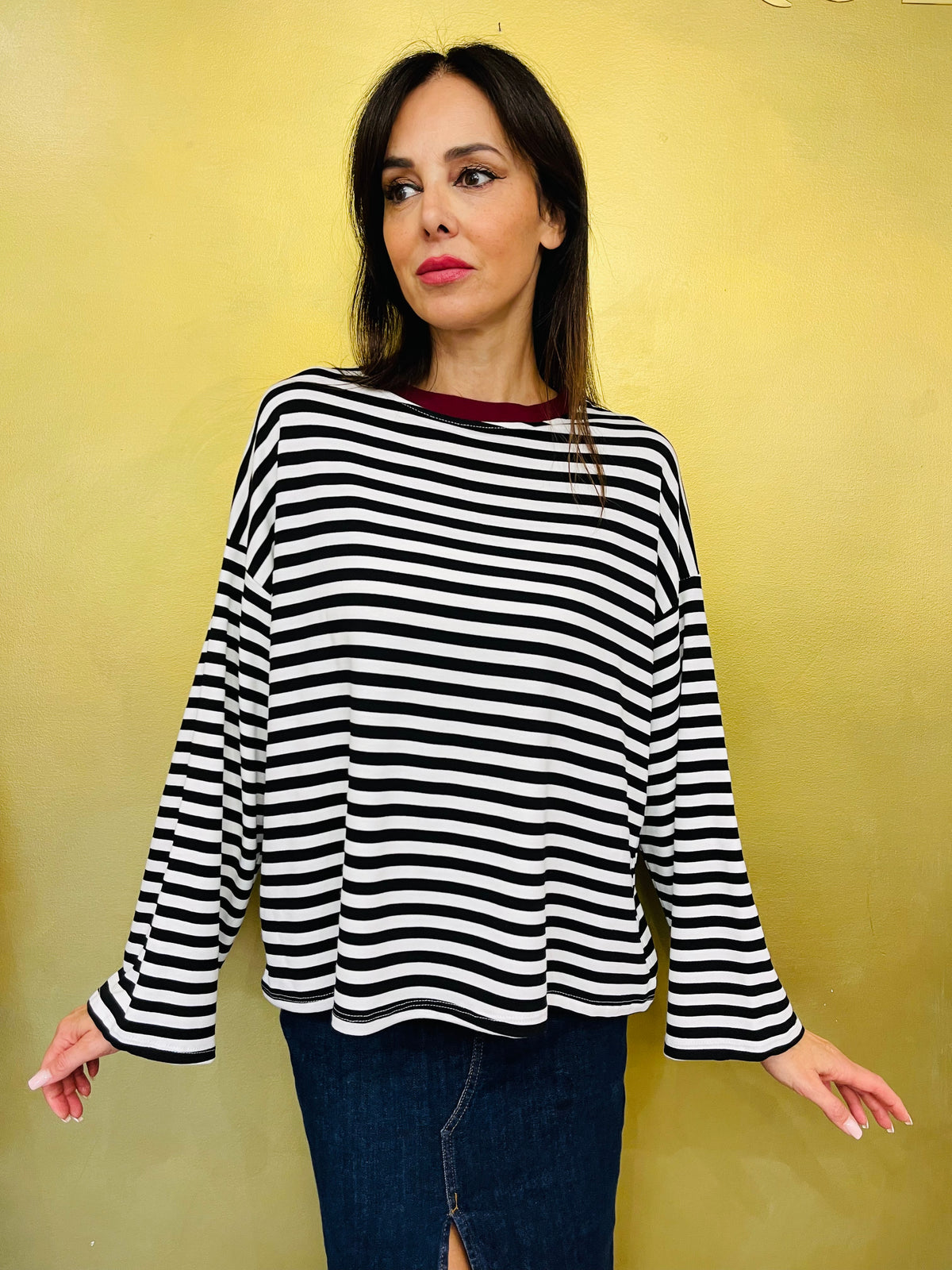 MAGLIA OVER RIGHE