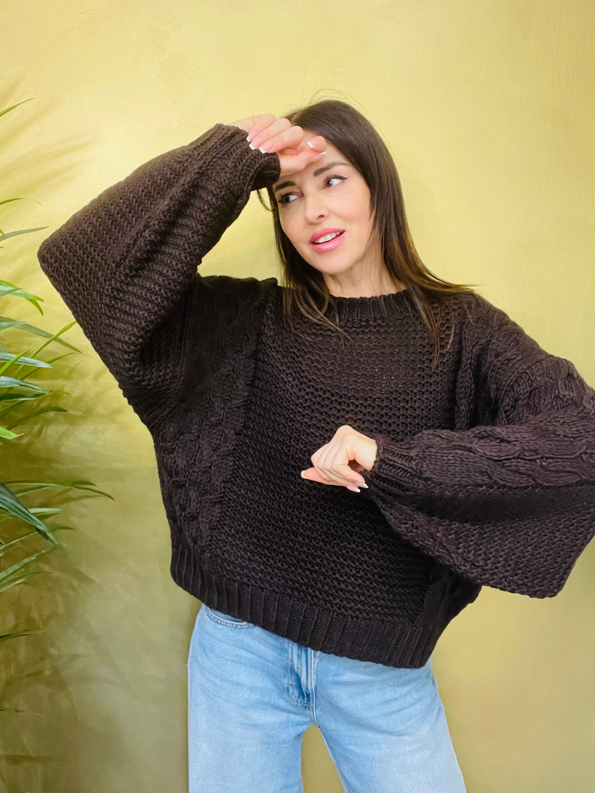 MAGLIONE TRECCE