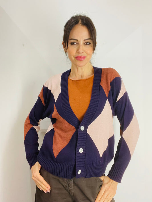 CARDIGAN ROMBI