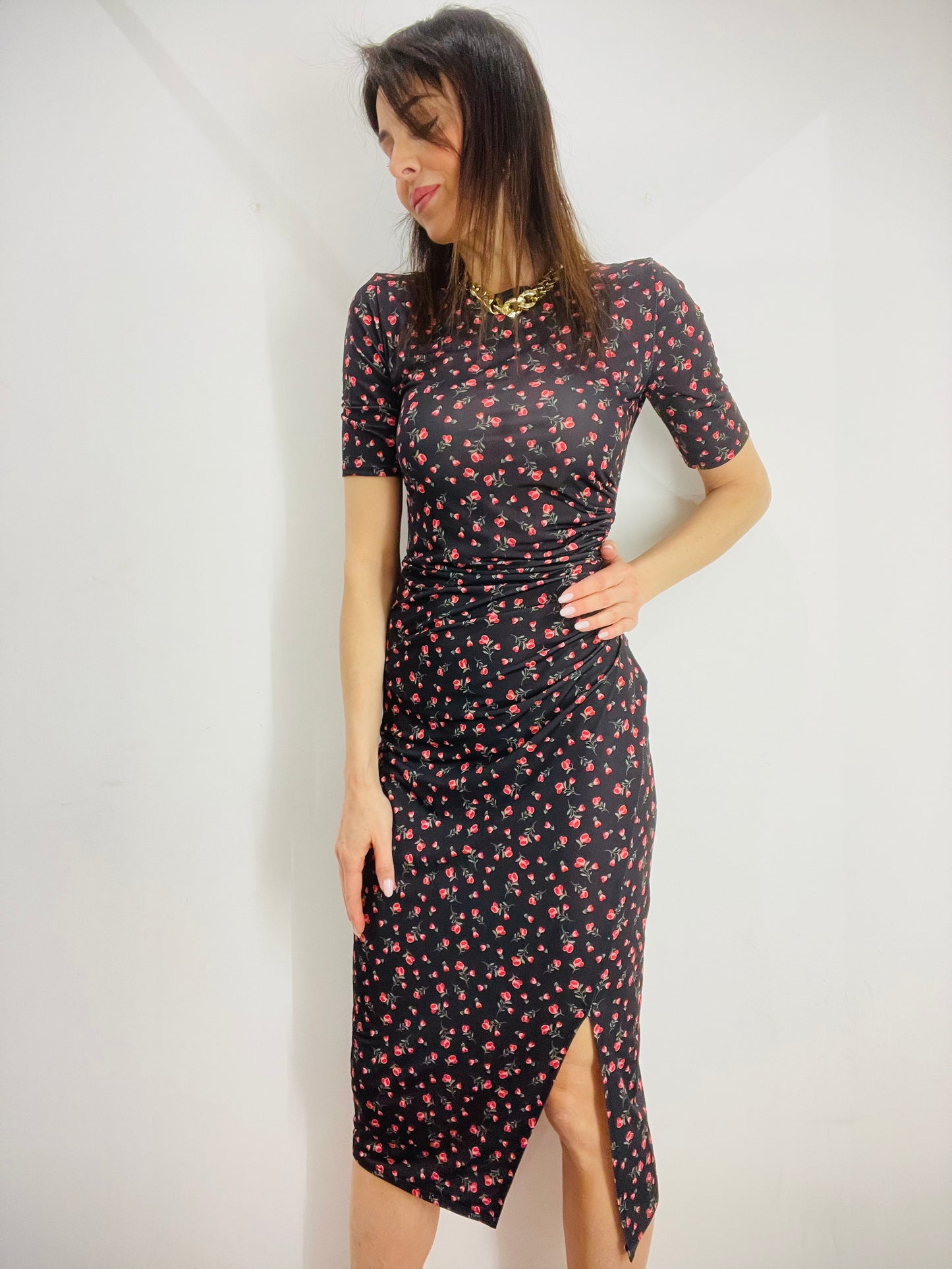 ABITO LUNGO FLOREALE