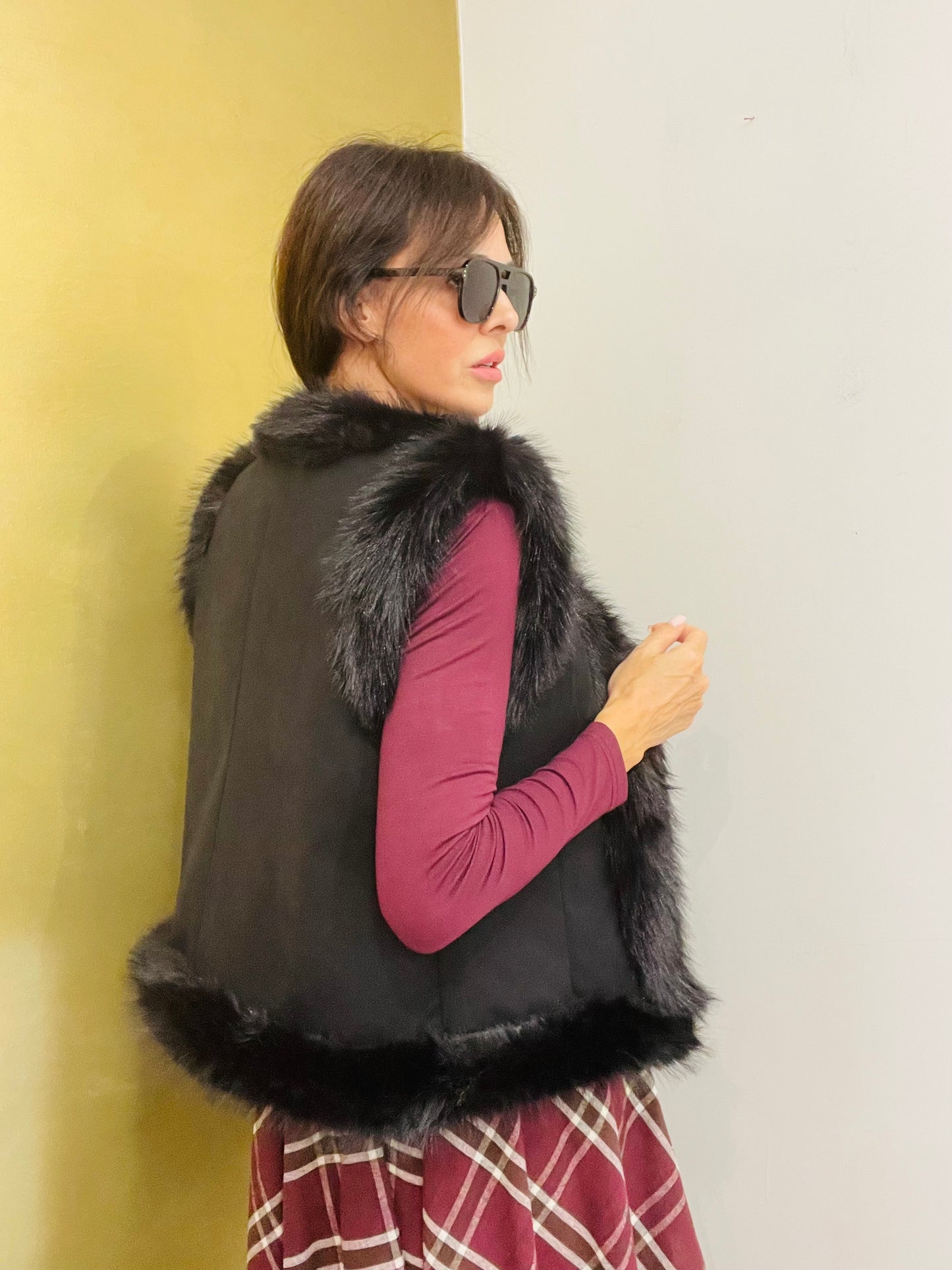 GILET ECO PELLICCIA