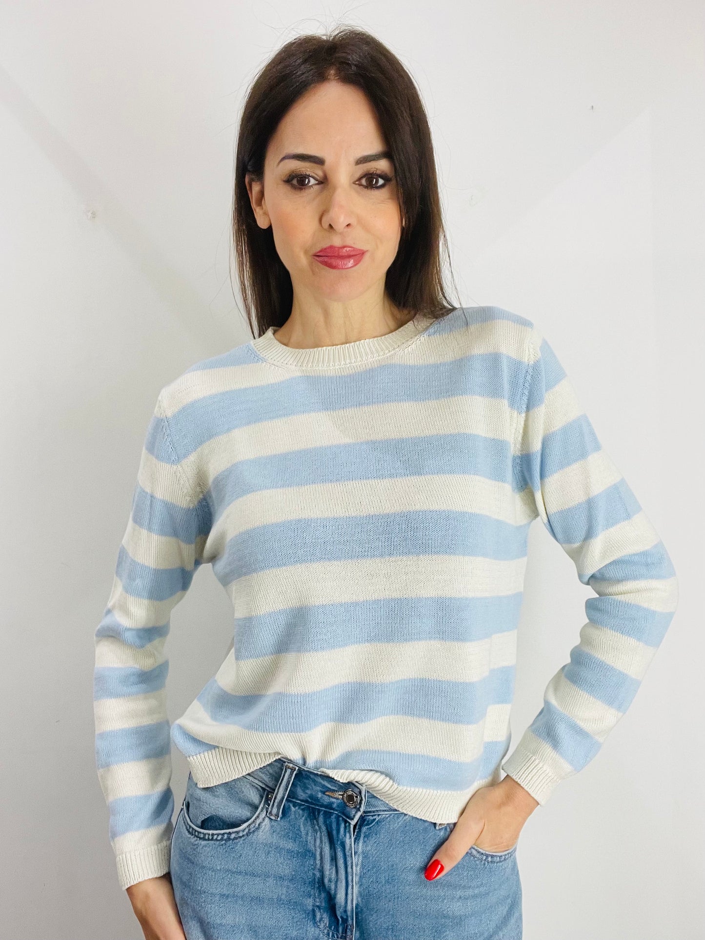 MAGLIA A RIGHE