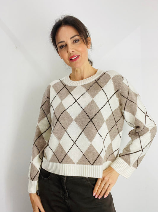 MAGLIA A ROMBI